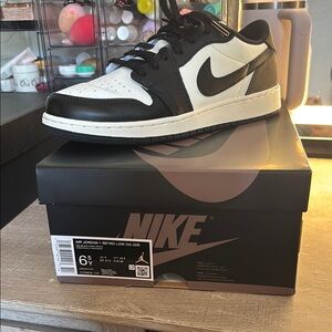 Nike Air Jordan 1 Low OG Black White Sneakers